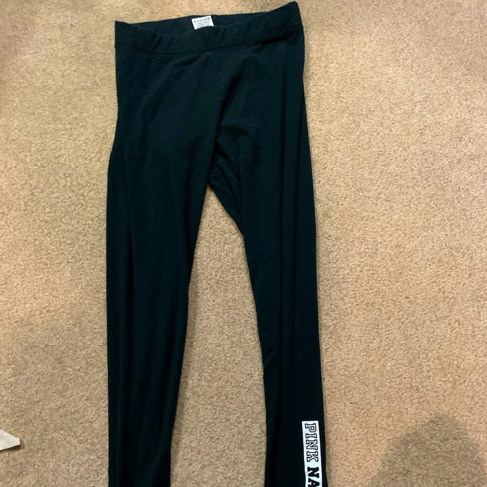 Victoria Secret Pink black leggings